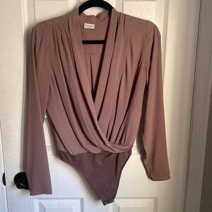 Babaton low draping blouse